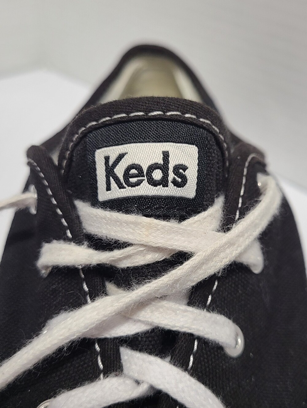 Keds Champion Originals Black Lace-Up Sneakers Sz 12W - Picture 5 of 13